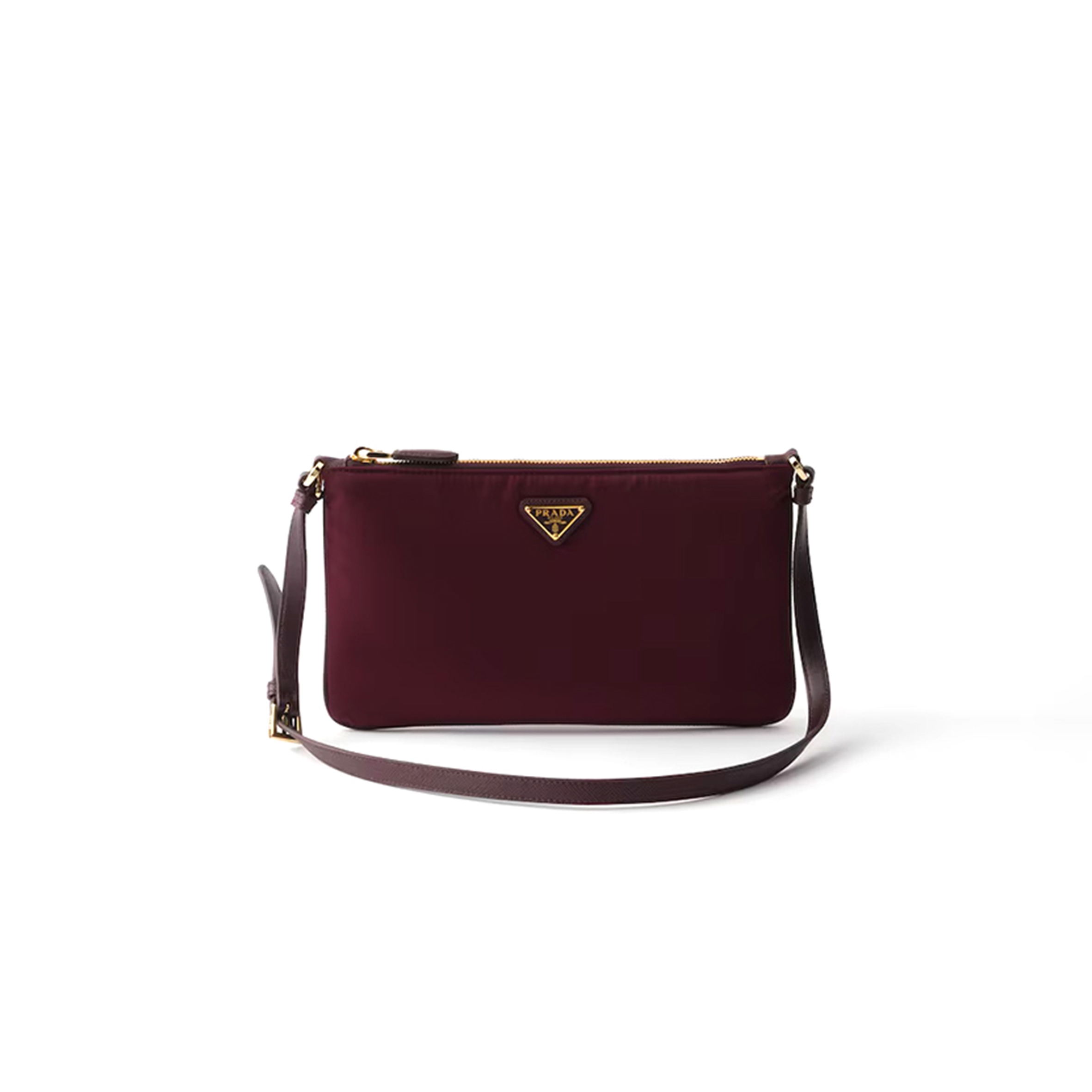 Pra*a re-nylon pouch 1ne545 (24.5*14.5cm)